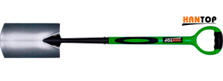 Item No.11903 steel spade with ERGO steel tube pvc coated+TPR grip