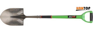 Item No.12901 Round shovel with LONG steel tube pvc coated+TPR grip