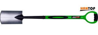 Item No.11904 Border spade with ERGO steel tube pvc coated+TPR grip
