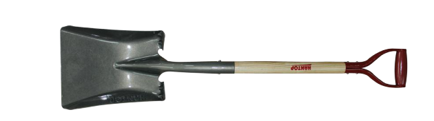 Item No.74404 Square shovels with first class ASH wooden handle+iron grip