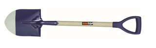 Item No.75302 Round shovel second quality handle D pvc grip
