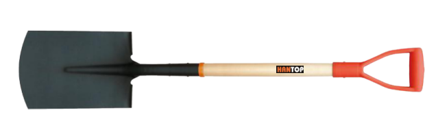 Item No.71327 Spade with wooden handle PB pvc grip