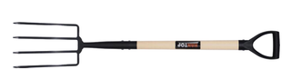 Item No.72305 Welded fork with wooden handle D pvc grip