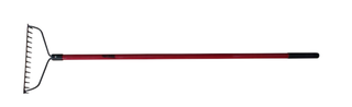 Item No.77308 Garden bow rake with long fiberglass handle