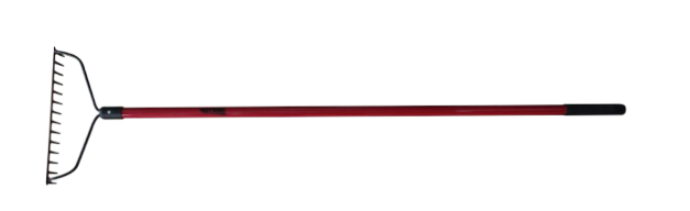 Item No.77308 Garden bow rake with long fiberglass handle