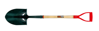 Item No.71313 Round shovel with wooden handle pvc grip