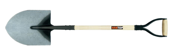 Item No.71337 Round shovel with wooden handle Iron Y grip