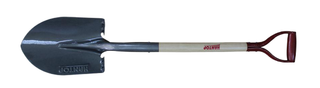 Item No.74403 Round shovels with first class ASH wooden handle+iron grip