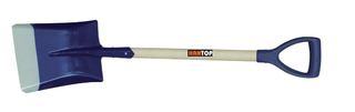 Item No.75301 Square shovel second quality handle D pvc grip