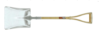 Item No.71307 Korea type aluminium square shovel full Y wooden handle