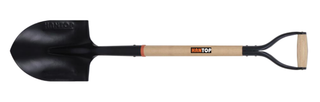 Item No.71308 Round shovel with wooden handle Y iron grip