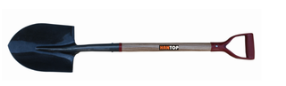 Item No.74322 Round shovel wooden handle Y pvc grip