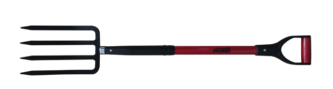 Item No.76311 Full forged digging fork with fiberglass hande PVC+TPR grip