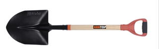 Item No.71320 Round shovel with wooden handle PA grip
