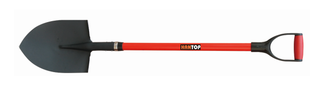 Item No.42602 sharp spade with fiberglass handle and PU grip