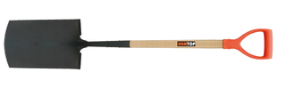 Item No.71325 Spade with wooden handle D pvc grip