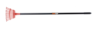 Item No. 74332 11 teeth leaf rake with metal handle