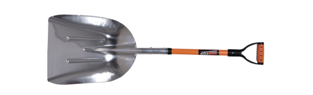 Item No.41618 12# Aluminium shovel with fiberglass handle and PB grip