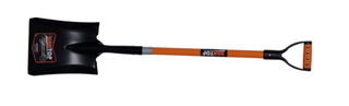 Item No.41606 Square shovel with fiberglass handle PB grip
