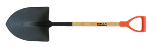 Item No.71326 Round shovel wooden handle D pvc grip