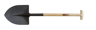 Item No.73306 Round shovel with T wooden handle