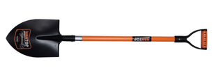 Item No.41611 Sharp spade with fiberglass handle PB grip
