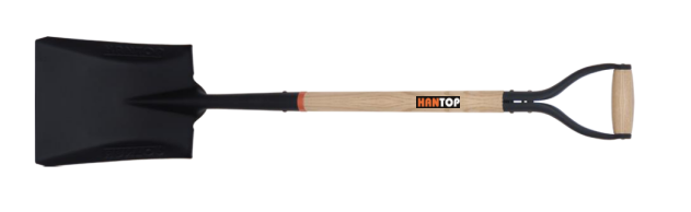 Item No.71309 Square shovel with wooden handle Y iron grip