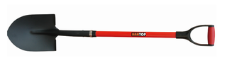 Item No.42606 Round shovel with fiberglass handle and PU grip