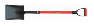 Item No.42607 Square shovel with fiberglass handle and PU grip