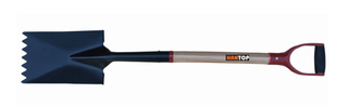 Item No.74315 Spade with teeth wooden handle U grip