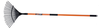 Item No.41665 22T Leaf rake with long fiberglass handle