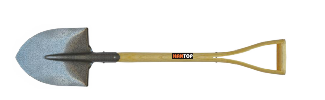 Item No.71301 Korea type round shovel Full Y wooden handle