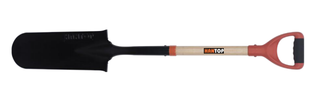 Item No.71321 Drain spade with wooden handle PA grip