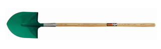 Item No.73314 Big round shovel with timber handle